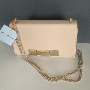 BRUNO MAGLI Crossbody Pebble Leather  Bag made in Italy 🇮🇹